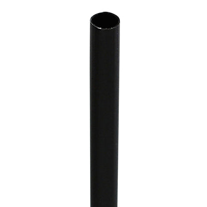5.25 inch Empress Cocktail Straw / Stirrer Unwrapped Black Boxed 10 / 1000 cs