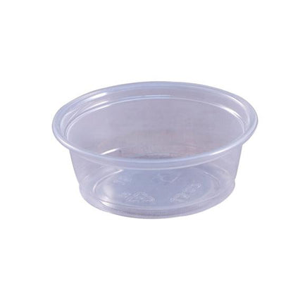 1.5oz Empress Plastic Portion Cups, Clear 2500/cs