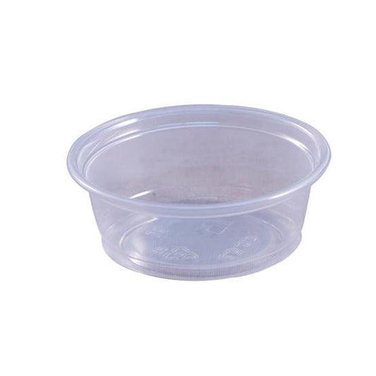 1.5oz Empress Plastic Portion Cups, Clear 2500/cs