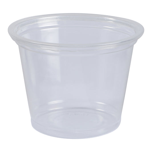 1oz Plastic Portion Cups Clear Empress 2500/cs