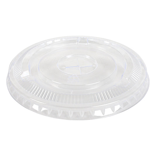 Empress Flat Straw Slot Lid Fits 9 oz Squat & 12oz Tall PET Cups 500/cs