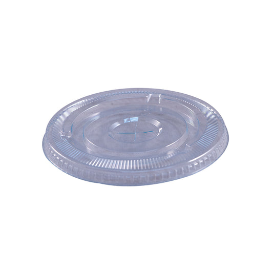 12-24oz Squat PET Cup Lids Flat Straw Slot Lids 1000/cs