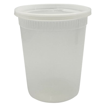 Prime Source Polypropylene Select Deli Combo Lid, Clear, 32 oz, 1/CA/240