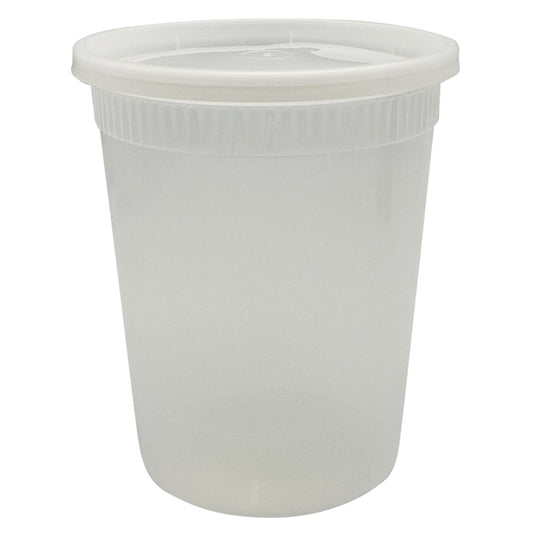 Prime Source Polypropylene Select Deli Combo Lid, Clear, 32 oz, 1/CA/240