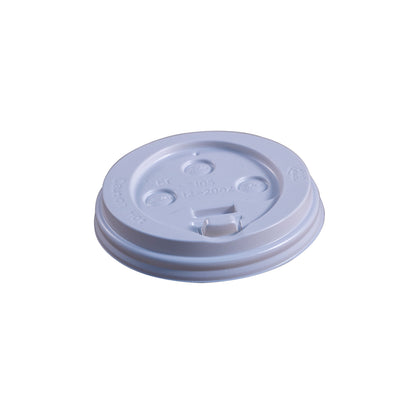 10-20oz Empress Dome Lid Paper Hot Cups White 1000/cs