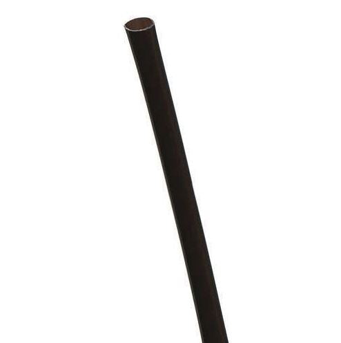 Empress Giant Straw Clear Wrapped 7.6" , Black OD 0.296 24 / 500 cs