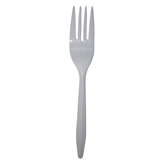 Medium Weight Empress Fork Polypro White Dense Pack 1000/cs