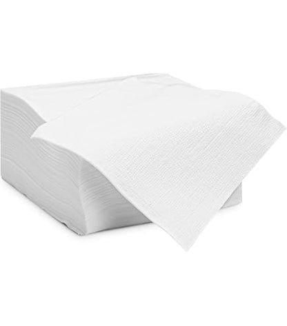 9x9 Empress Elite Beverage Napkin, White, 1-ply 4000/cs