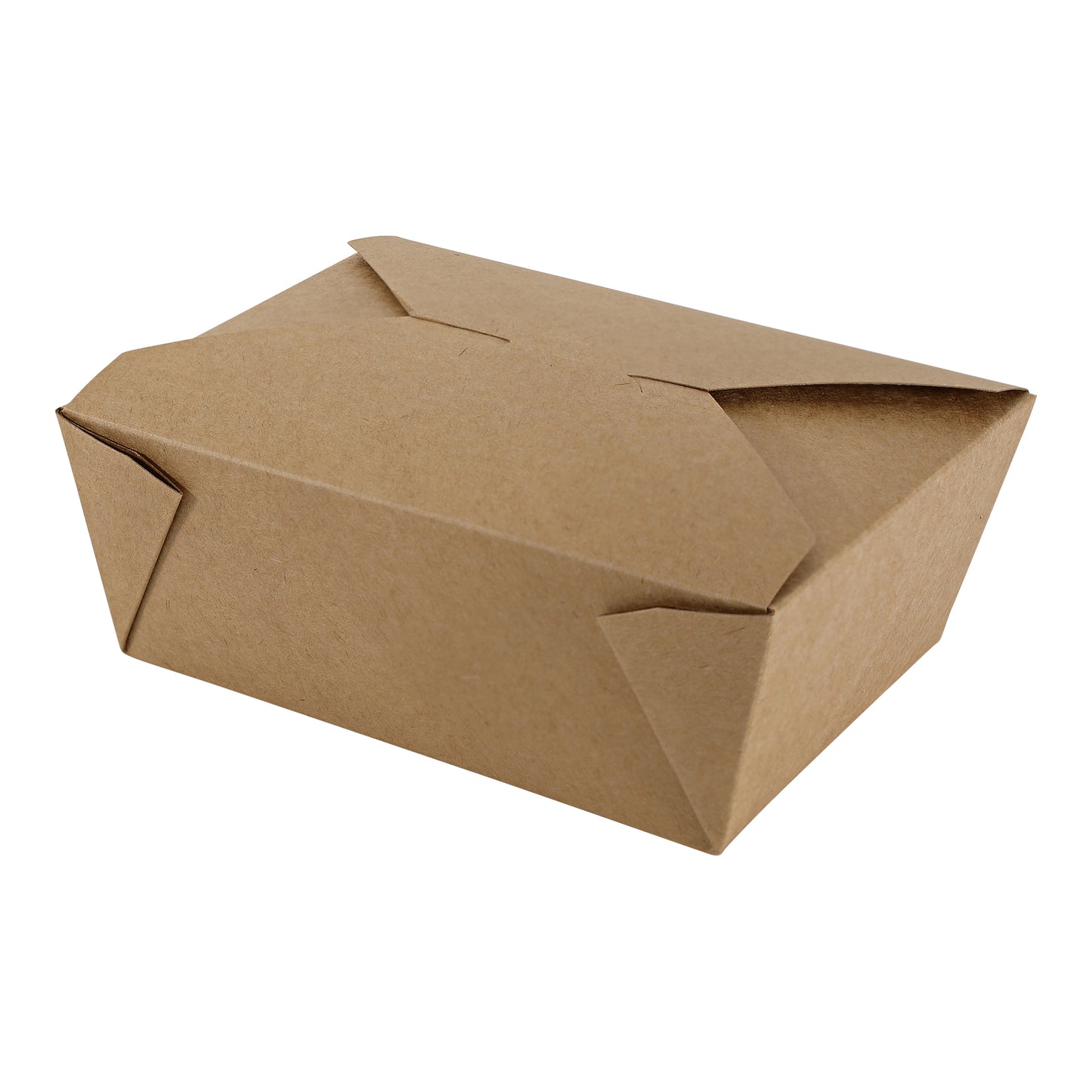 #8 Kraft Folded Takeout Box 6x4.75x2.5 Empress 300/cs