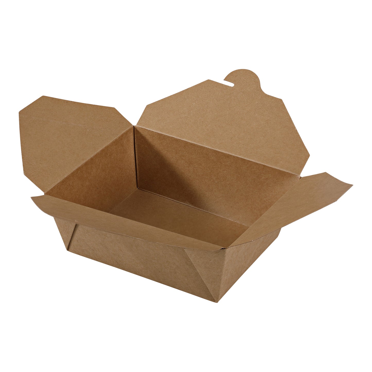 #8 Kraft Folded Takeout Box 6x4.75x2.5 Empress 300/cs