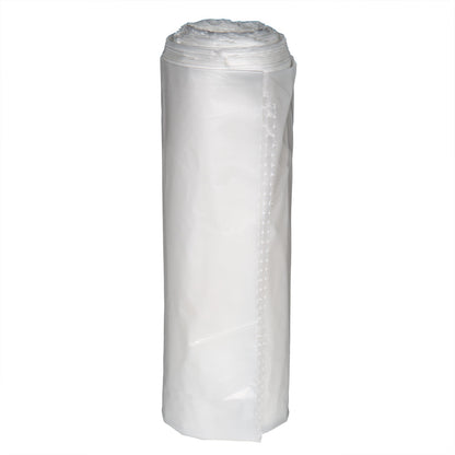 40x46 Right Choice LDPE 40/45-Gal Can Liner Roll, Clear, 0.9 mil, 100/cs