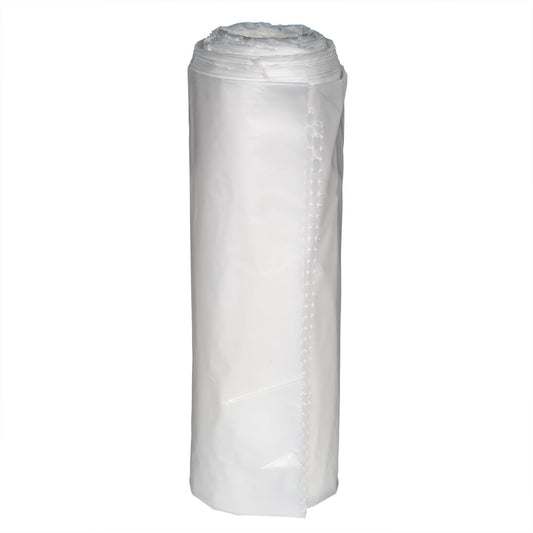 40x46 Right Choice LDPE 40/45-Gal Can Liner Roll, Clear, 0.9 mil, 100/cs