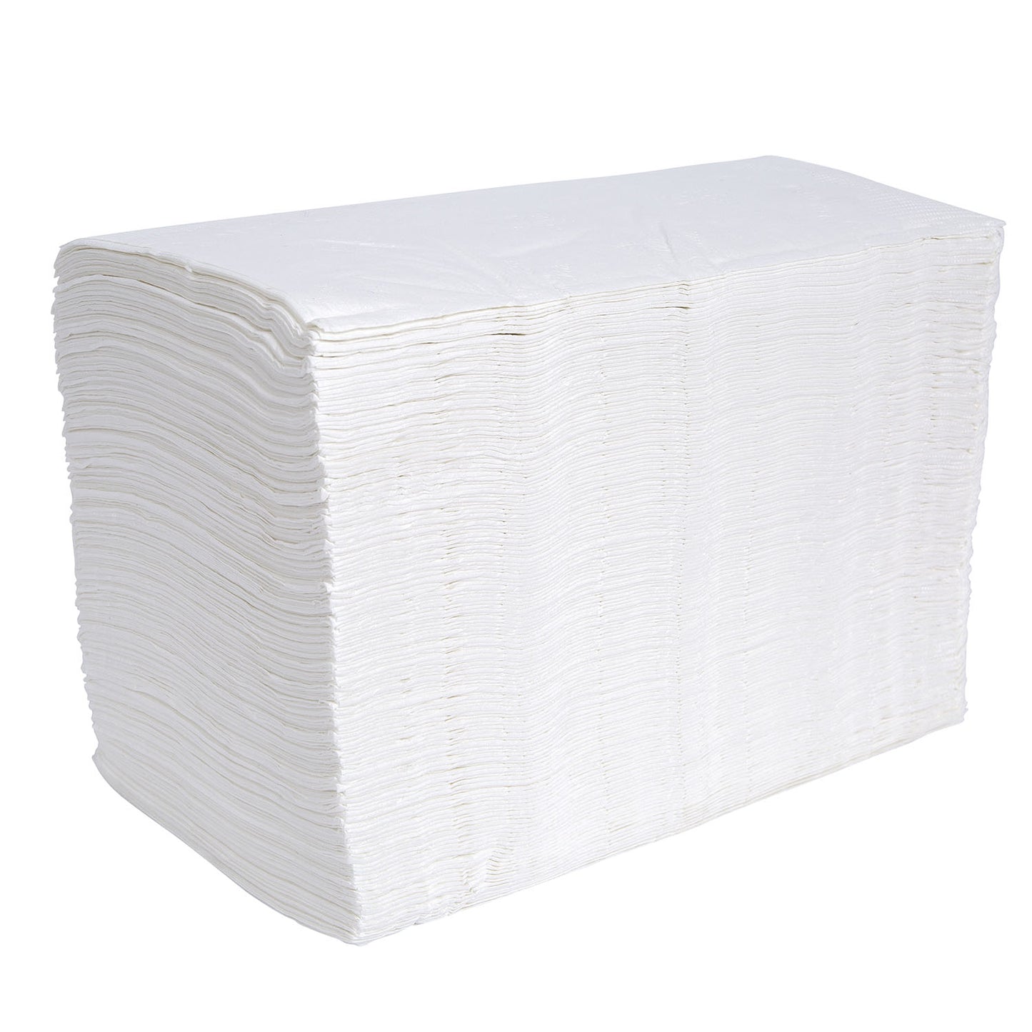 16x16, 1/4 Right Choice Dinner Napkin 1-Ply, White, Fold, 3000/cs