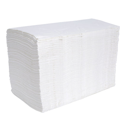 16x16, 1/4 Right Choice Dinner Napkin 1-Ply, White, Fold, 3000/cs