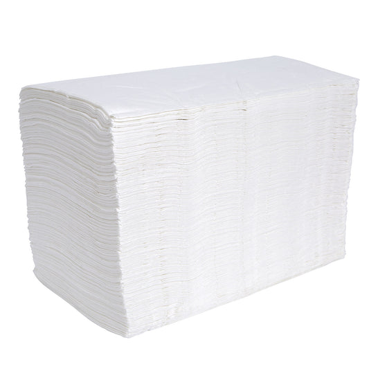 16x16, 1/4 Right Choice Dinner Napkin 1-Ply, White, Fold, 3000/cs