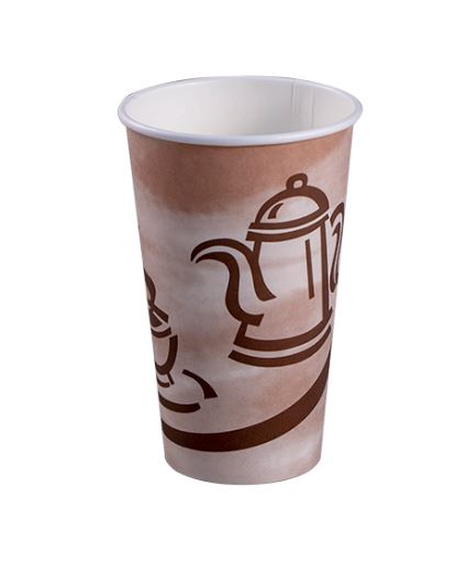 16oz Empress Paper Hot Cup Stock Good Day Print 1000/cs