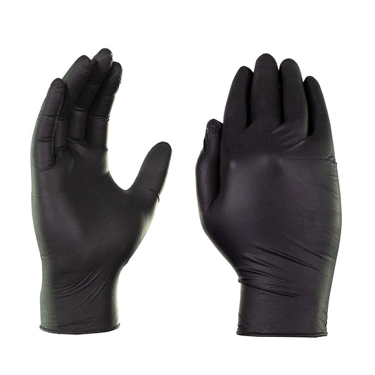 Empress Nitrile General Purpose Glove Small, Black 3 mil Powder Free 10 / 100 cs