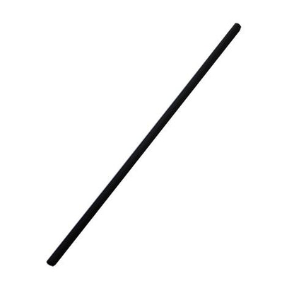 5.25 inch Single-Tube Stir-Straws, Polypropylene, Black, 1,000/pack