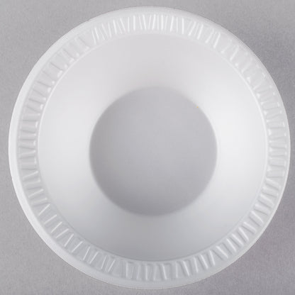 10-12oz Dart Foam Non-Laminated Bowl White 8 / 125 cs