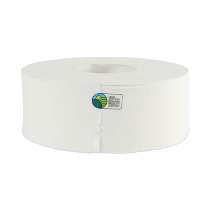 JRT Bath Tissue, Jumbo, Septic Safe, 2-Ply, White, 3.3x1,000 ft, 12 Rolls/ct
