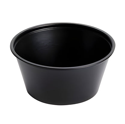 2oz Prime Source Polypropylene Portion Cups, Black 2500/cs