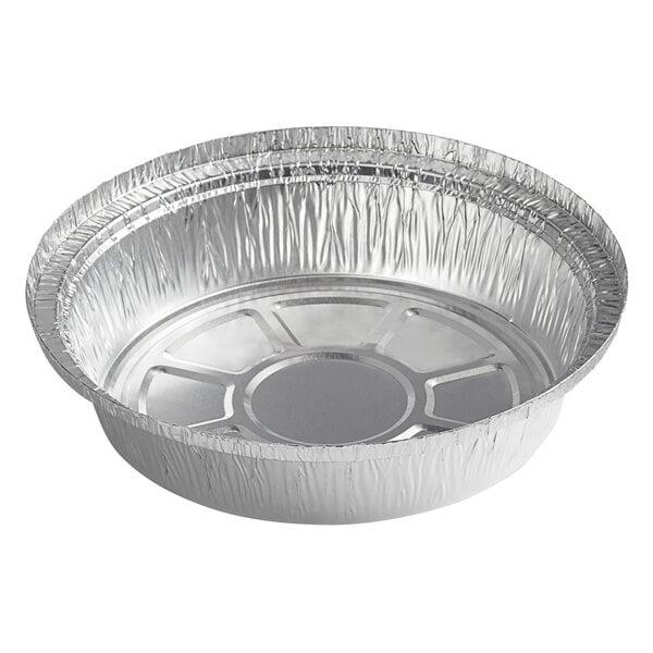 7 Inch Round Foil Pans, 7.28x7.28x1.57 Empress, 500/cs