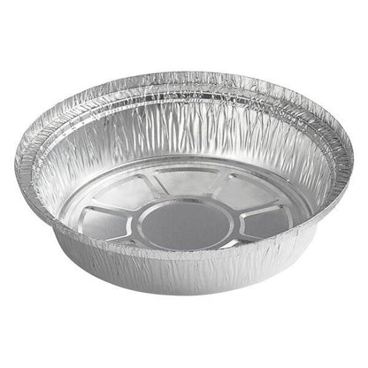 7 Inch Round Foil Pans, 7.28x7.28x1.57 Empress, 500/cs