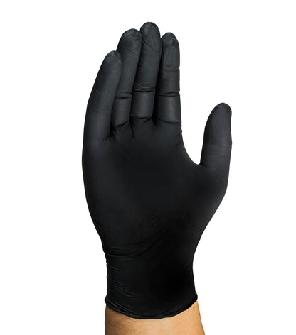 Medium Nitrile Gloves, Black, Powder Free, Prime Source Ultra, 1000/cs