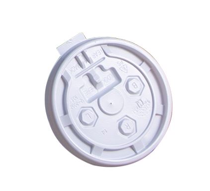 10-20oz Empress Flat Lid for Paper Hot Cup White 10 / 100 cs